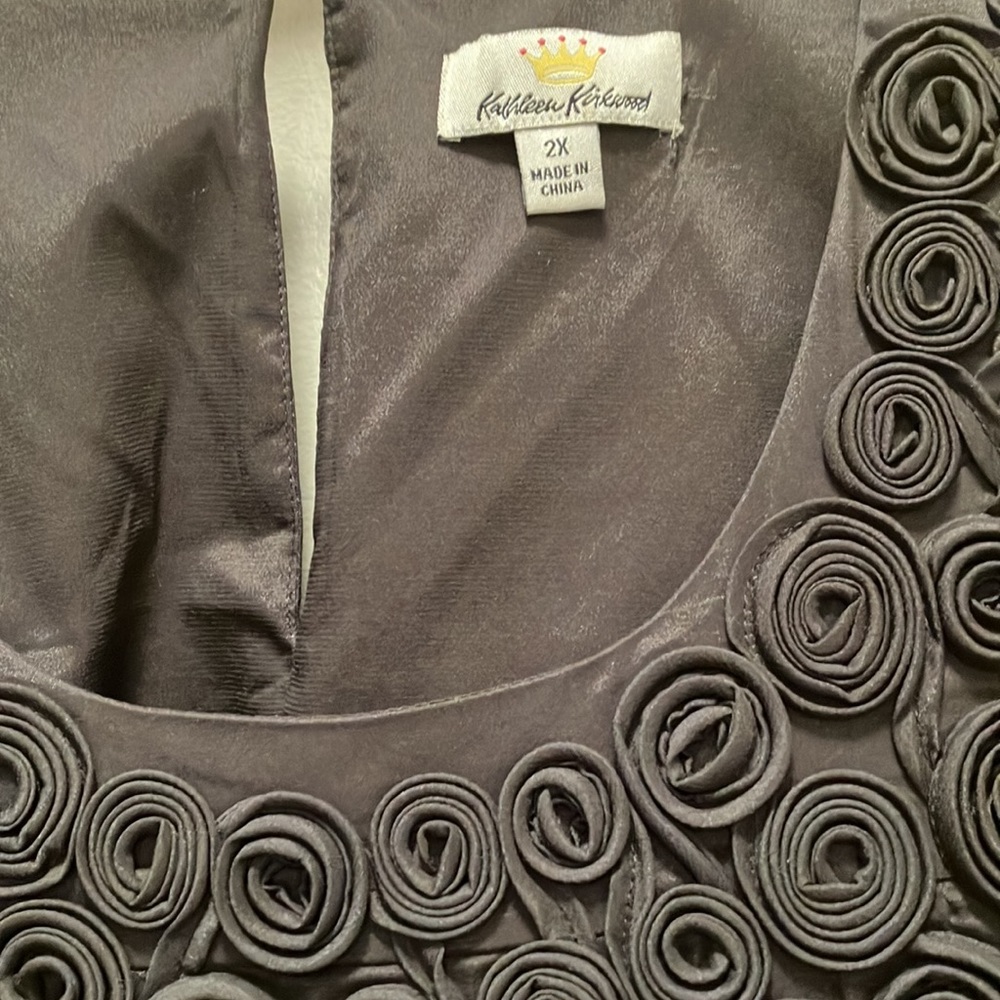 NWOT Kathleen Kirkwood Sleeveless Shell, size 2X